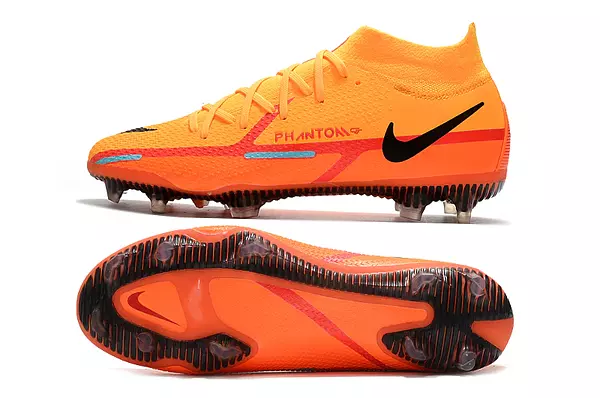 Nike Phantom Gt Naranja Con Bota