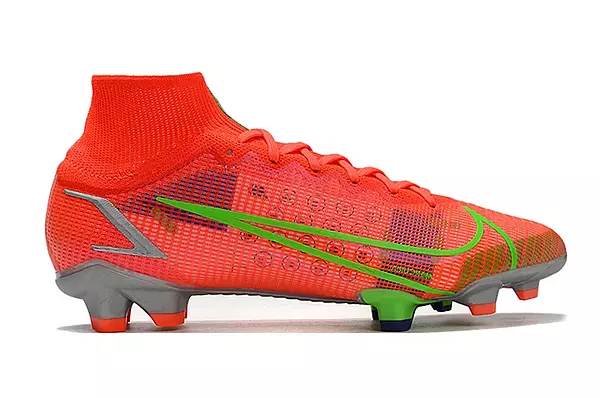 Nike Mercurial Salmon Verde Con Bota