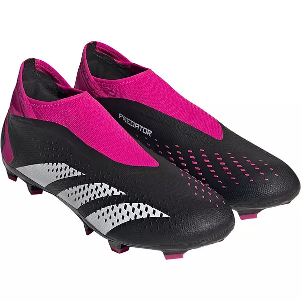 Adidas Predator Negro Fucsia Sin Cordon